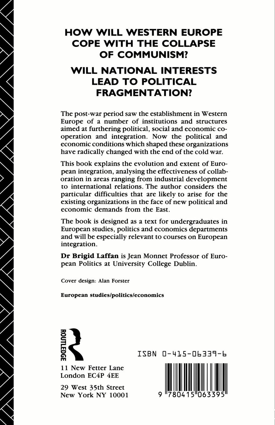 Rückseitencover Integration and Co-operation in Europe