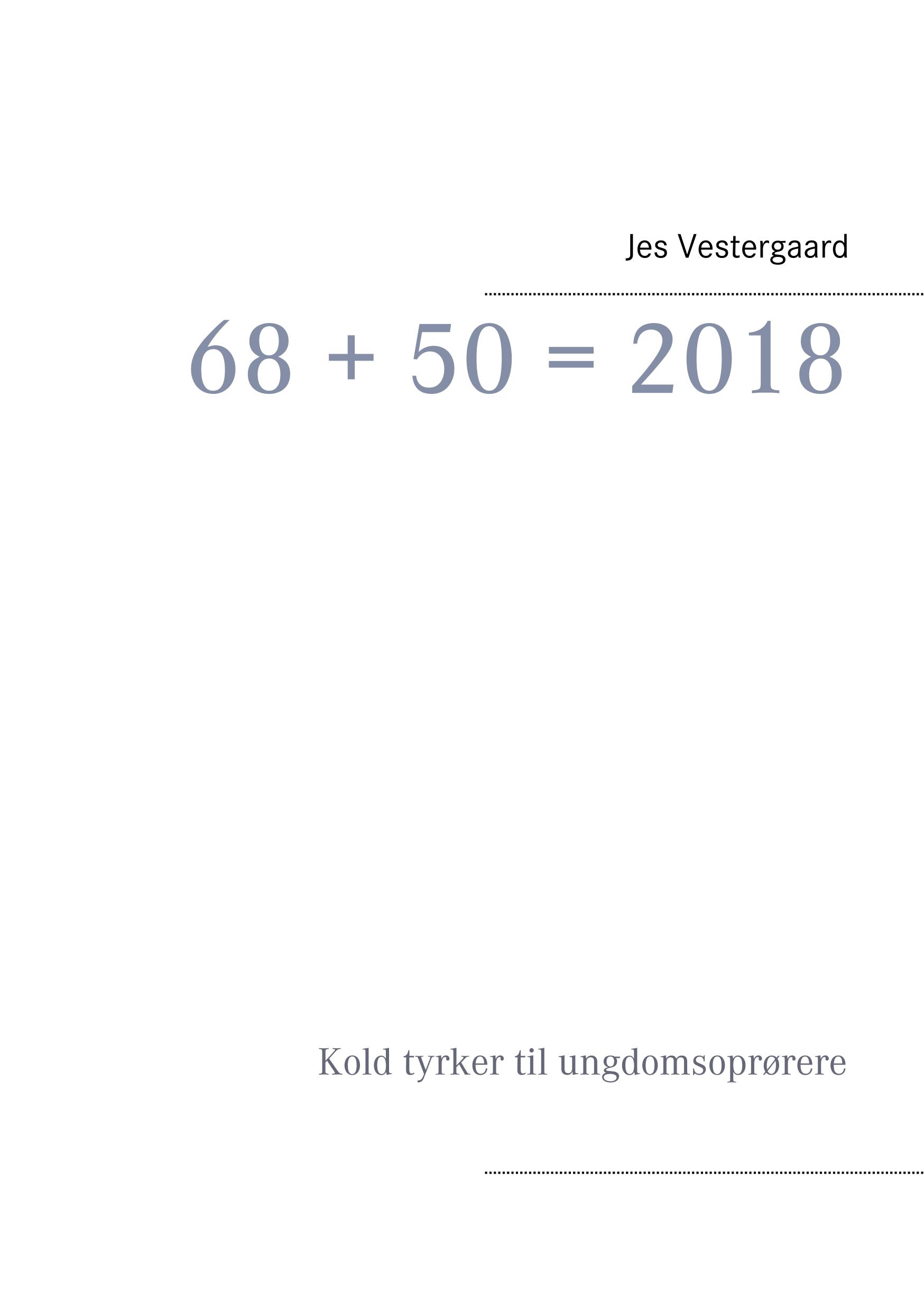 Vorderes Coverbild 68 + 50 = 2018