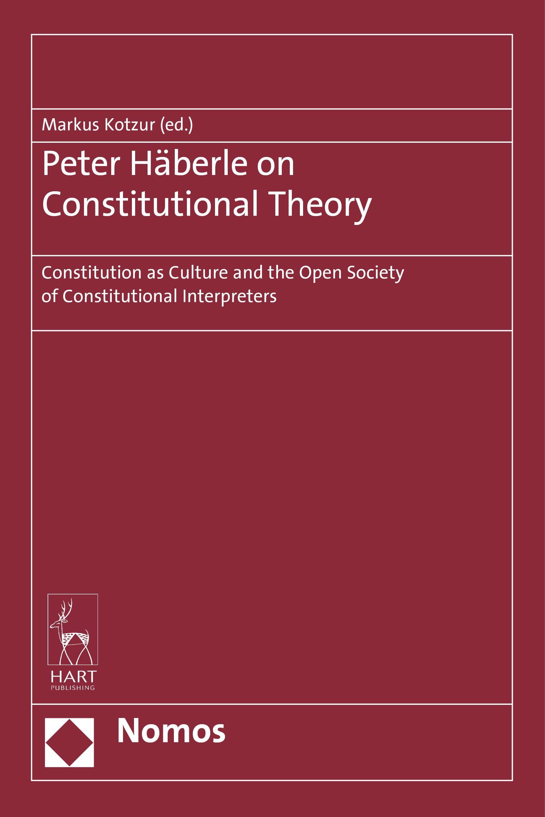 Vorderes Coverbild Peter Häberle on Constitutional Theory