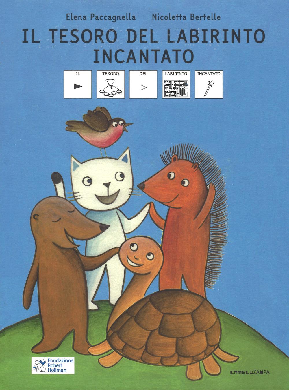 Vorderes Coverbild Il tesoro del labirinto incantato. Ediz. CAA, in braille e ad alta leggibilità