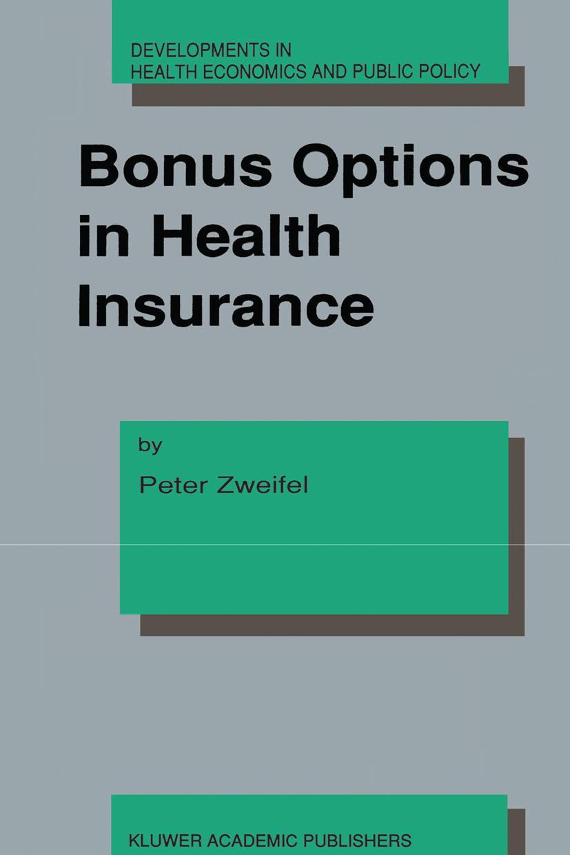 Vorderes Coverbild Bonus Options in Health Insurance
