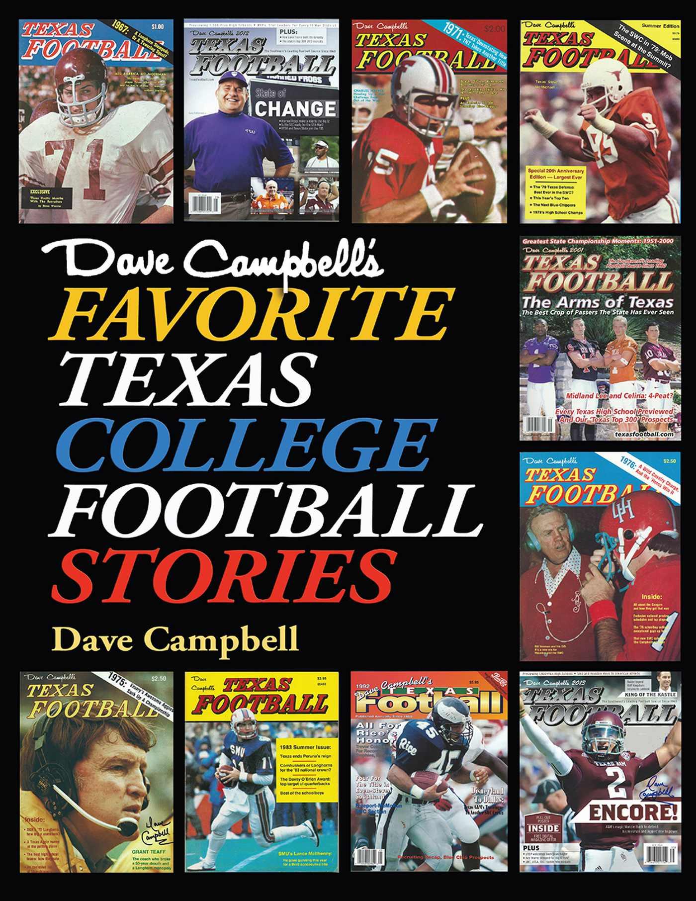 Vorderes Coverbild Dave Campbell's Favorite Texas College Football Stories