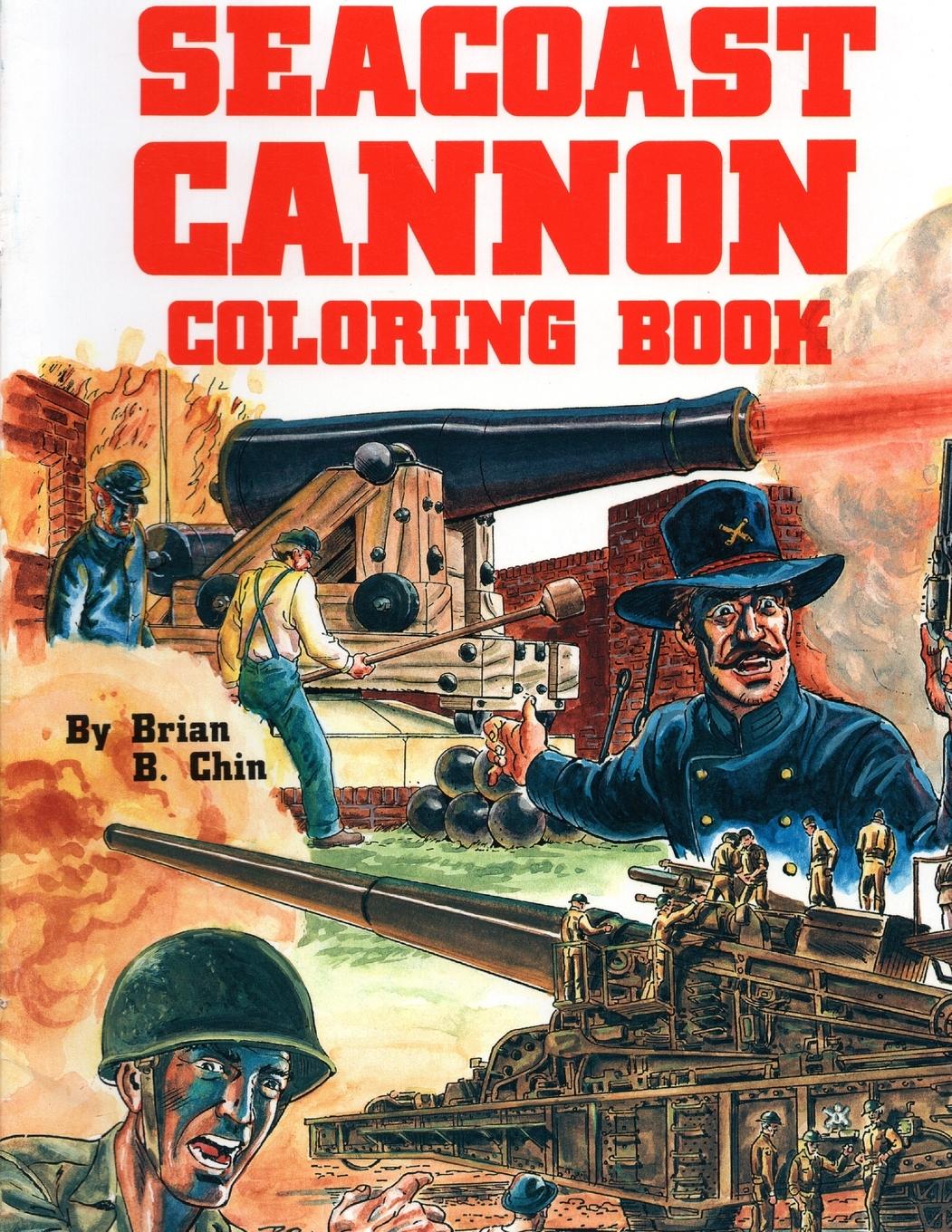 Vorderes Coverbild Seacoast Cannon Coloring Book