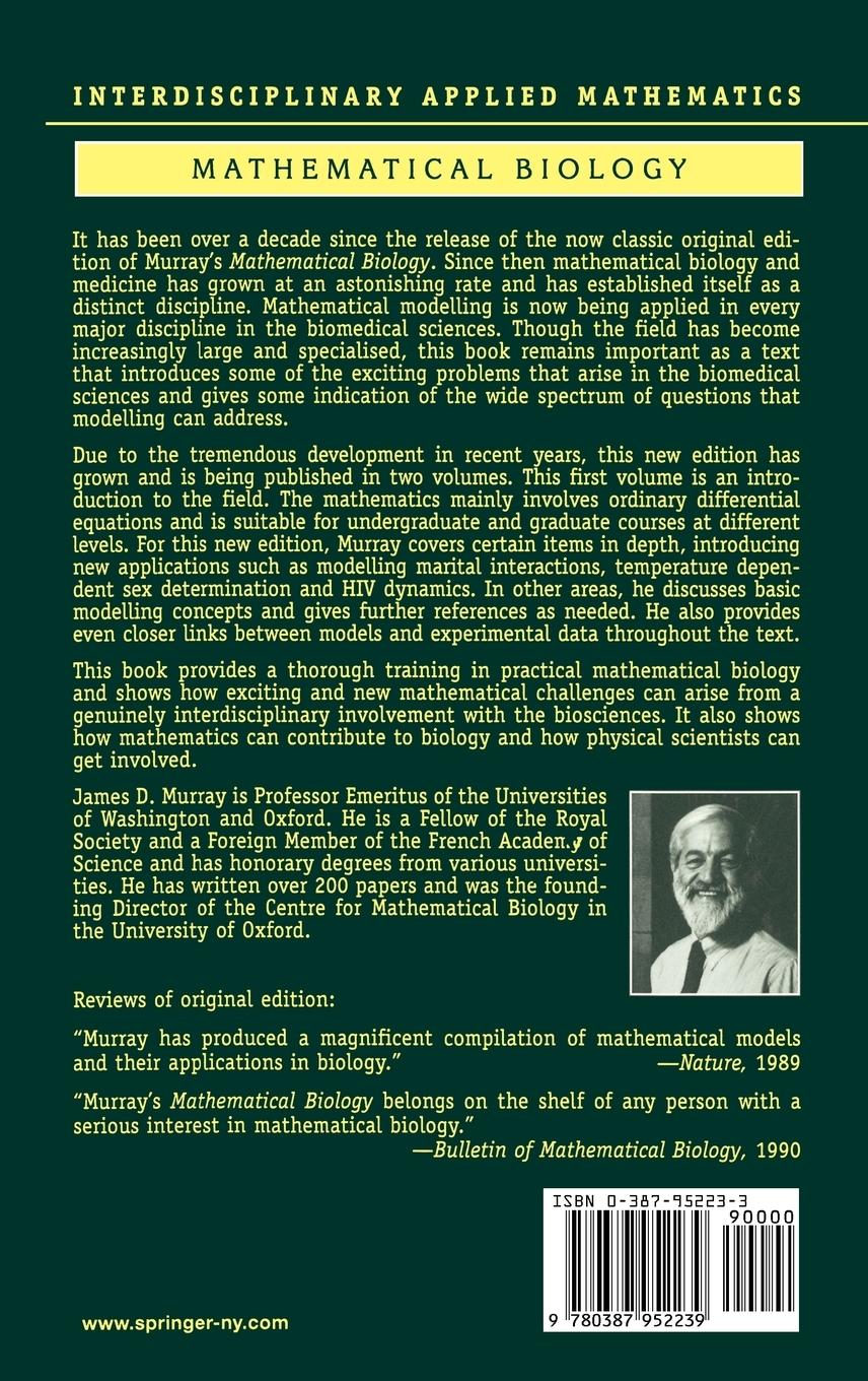 Rückseitencover Mathematical Biology