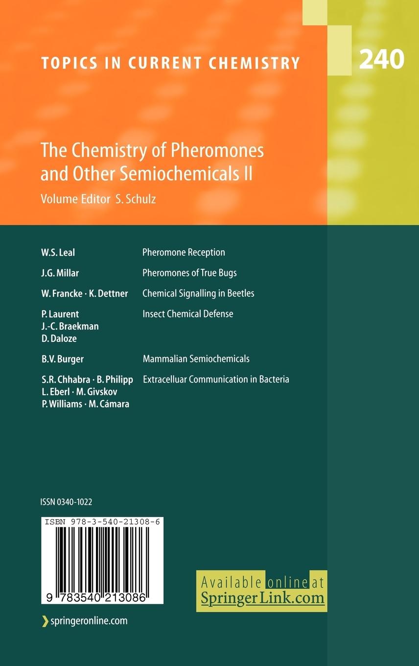 Rückseitencover The Chemistry of Pheromones and Other Semiochemicals II