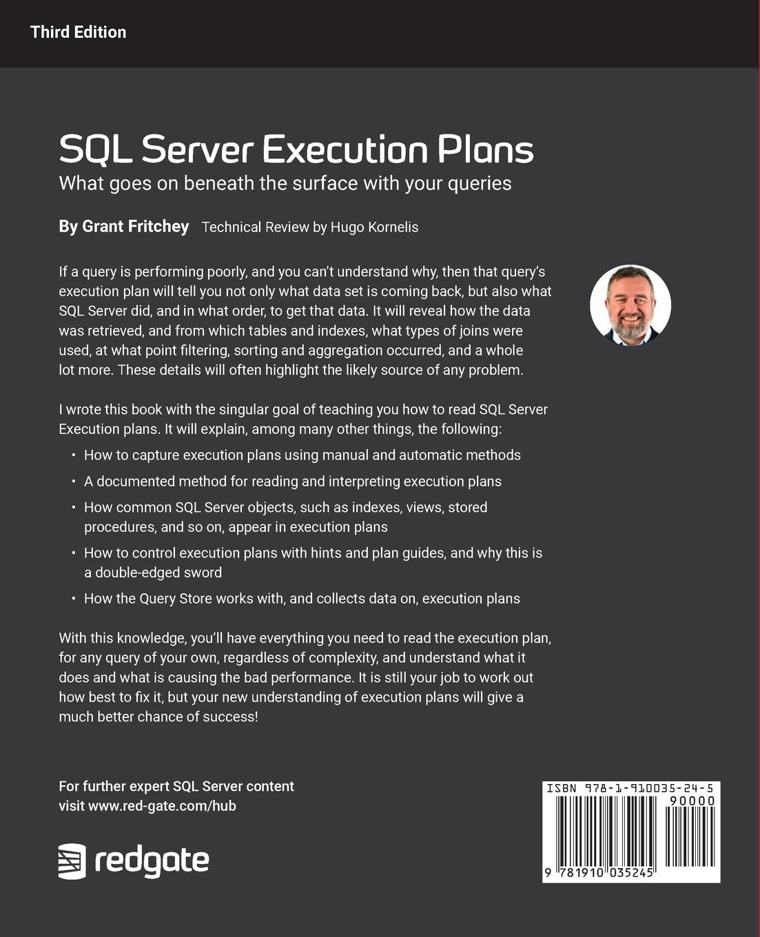 Rückseitencover SQL Server Execution Plans
