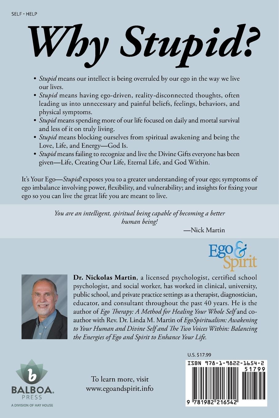 Rückseitencover It's Your Ego-Stupid!