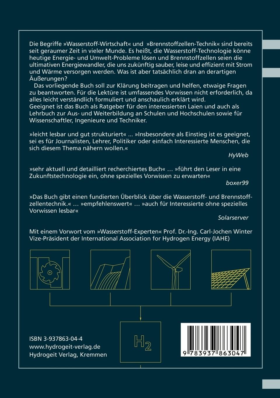 Rückseitencover Wasserstoff- und Brennstoffzellen