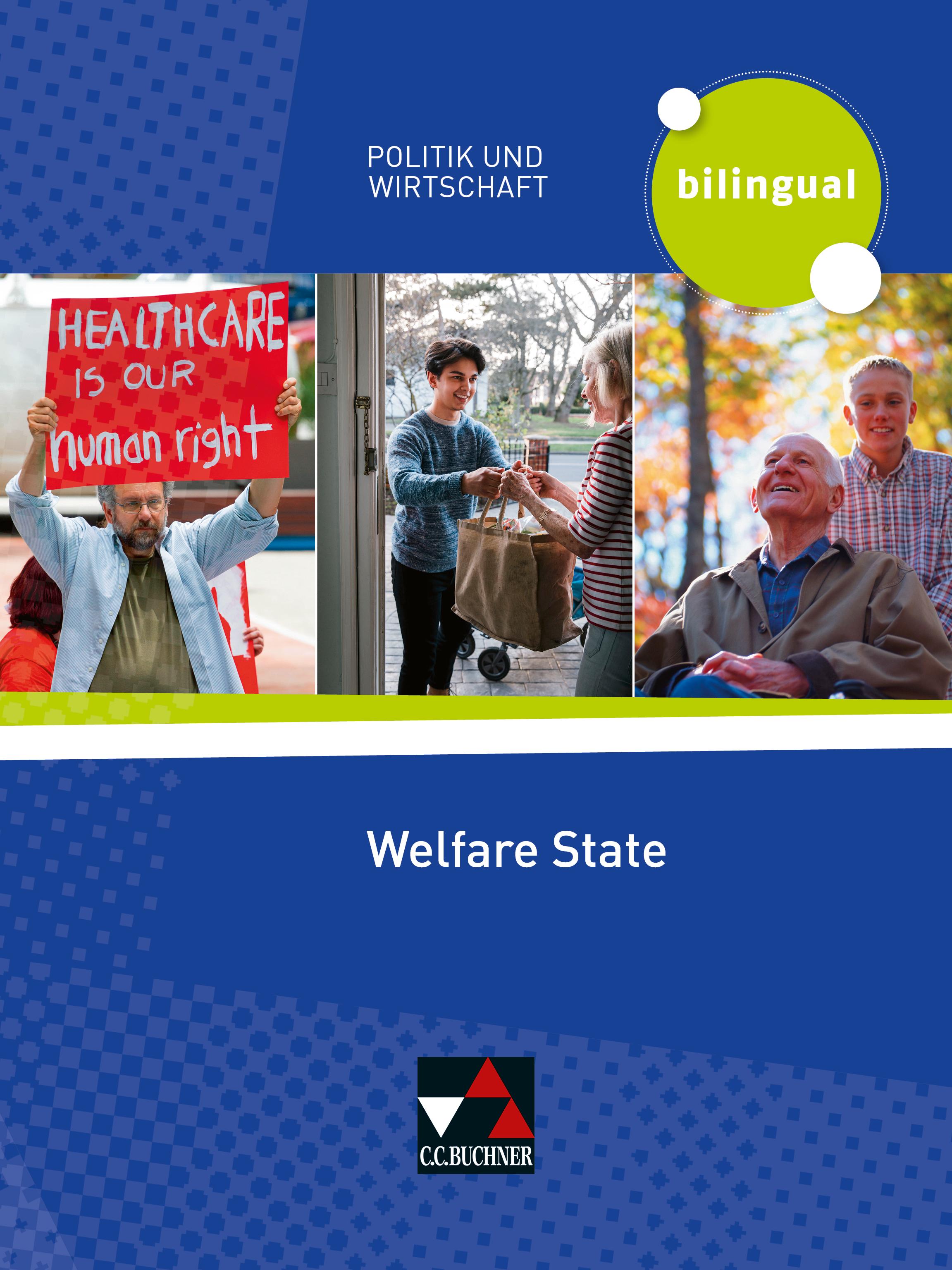 Vorderes Coverbild Politik und Wirtschaft - bilingual. Welfare State