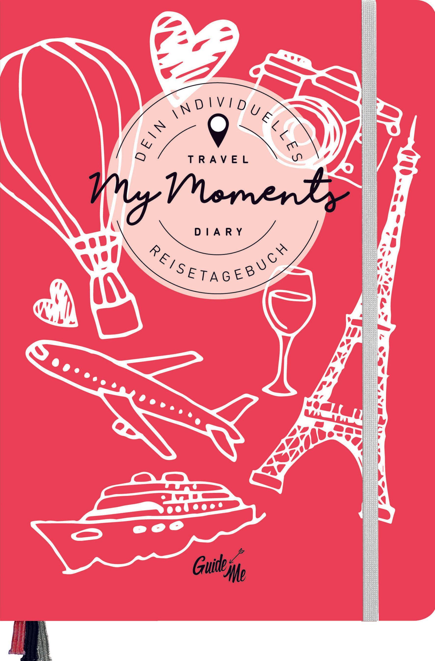 Vorderes Coverbild GuideMe Travel Diary "Illustration" - individuelles Reisetagebuch