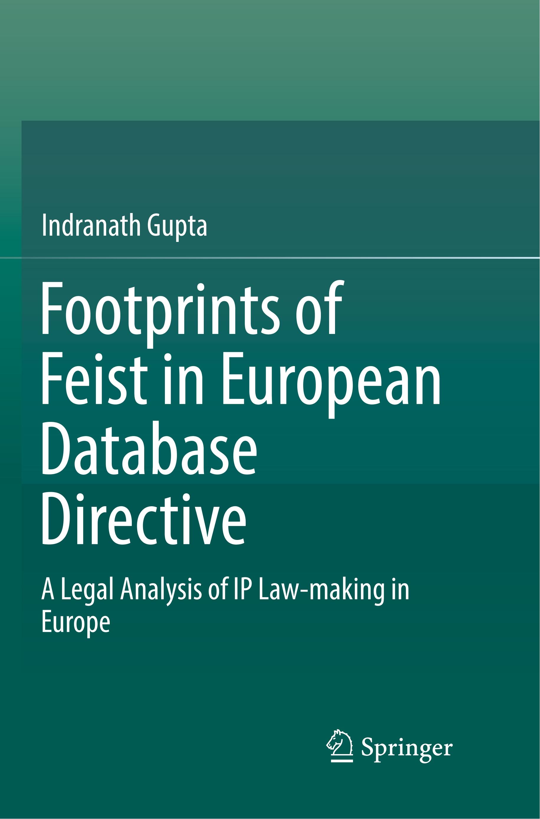 Vorderes Coverbild Footprints of Feist in European Database Directive