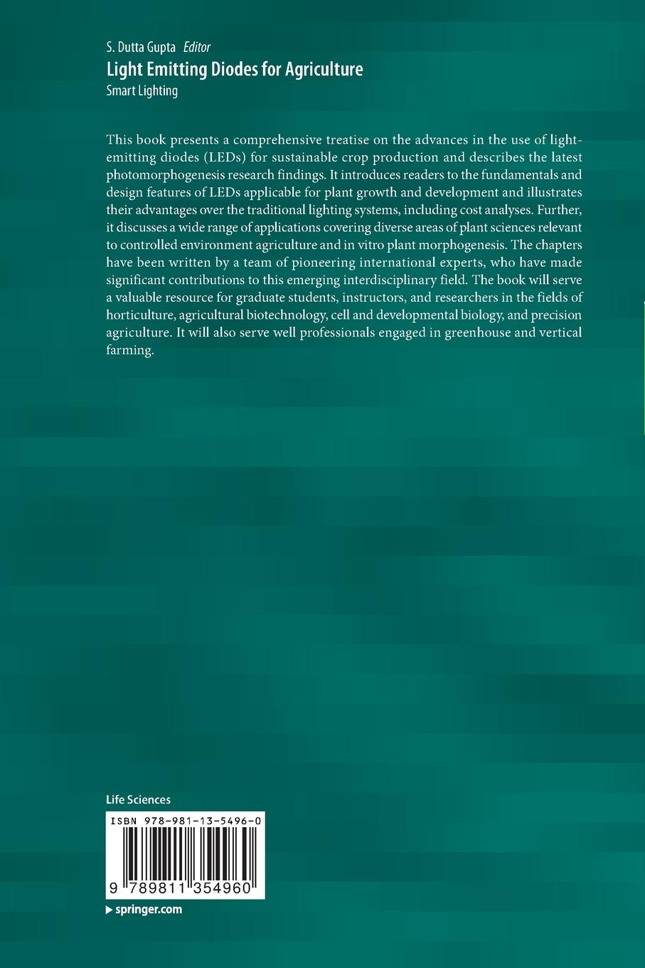 Rückseitencover Light Emitting Diodes for Agriculture