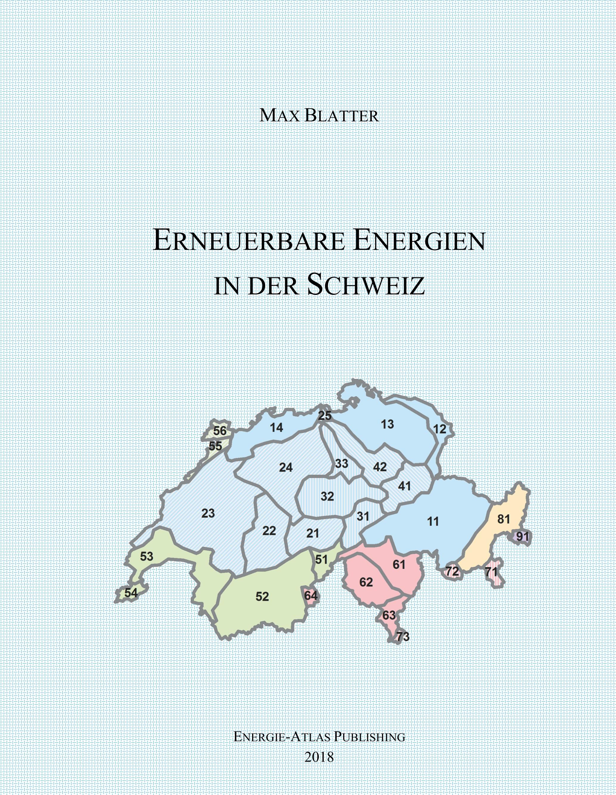 Vorderes Coverbild Erneuerbare Energien in der Schweiz