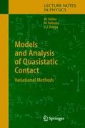 Vorderes Coverbild Models and Analysis of Quasistatic Contact