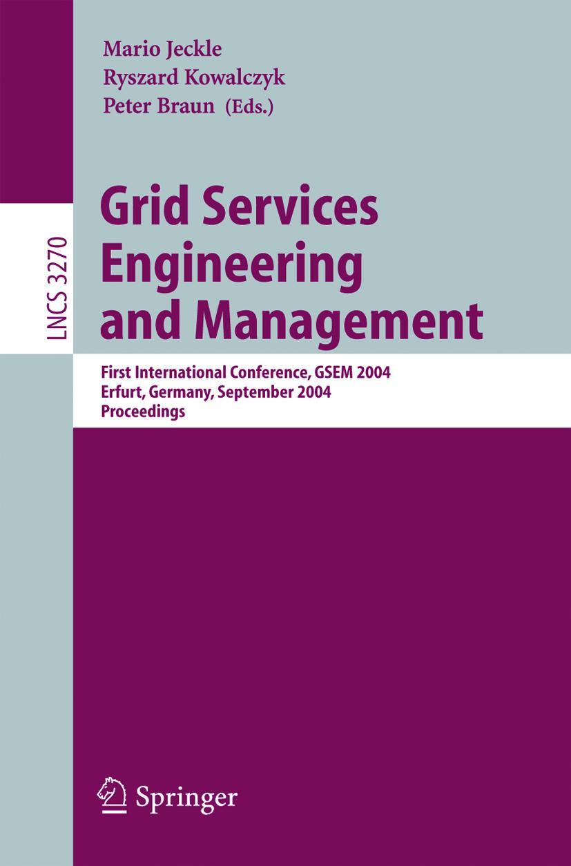 Vorderes Coverbild Grid Services Engineering and Management