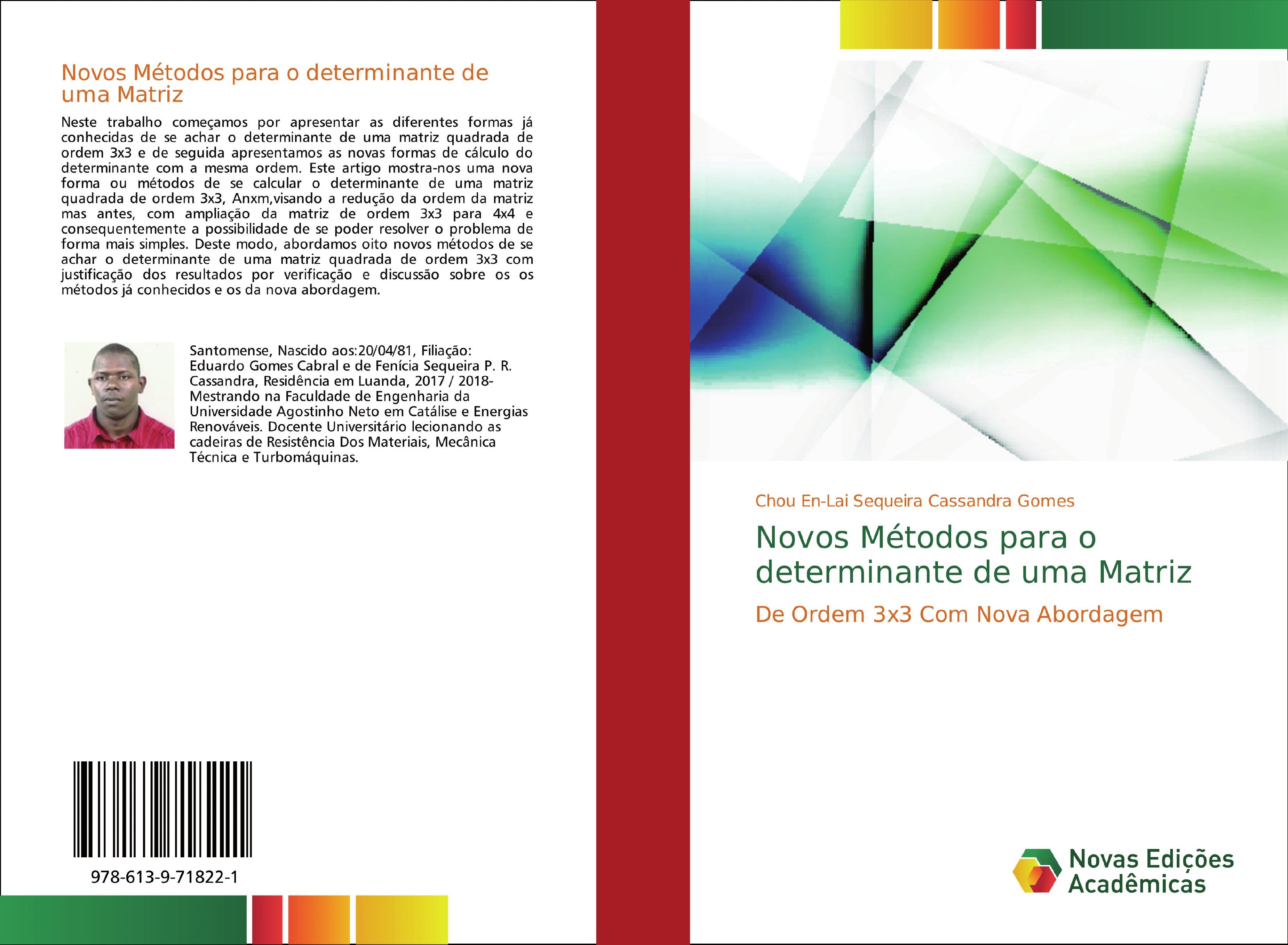 Vorderes Coverbild Novos Métodos para o determinante de uma Matriz