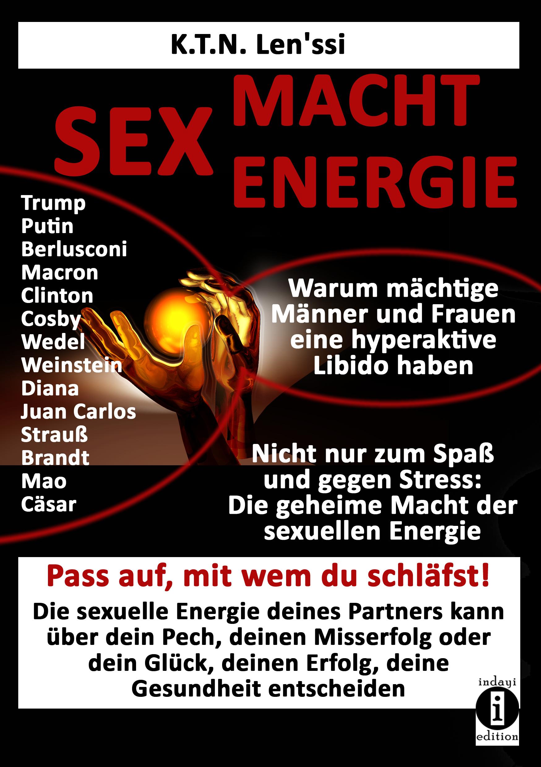 Vorderes Coverbild SEX - MACHT - ENERGIE Warum mächtige Männer und Frauen eine hyperaktive Libido haben!