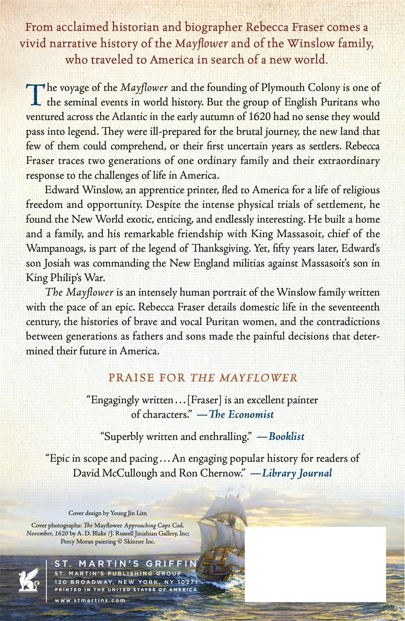 Rückseitencover Mayflower