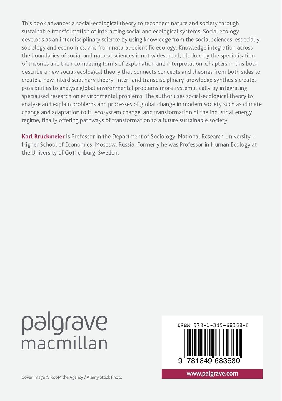 Rückseitencover Social-Ecological Transformation