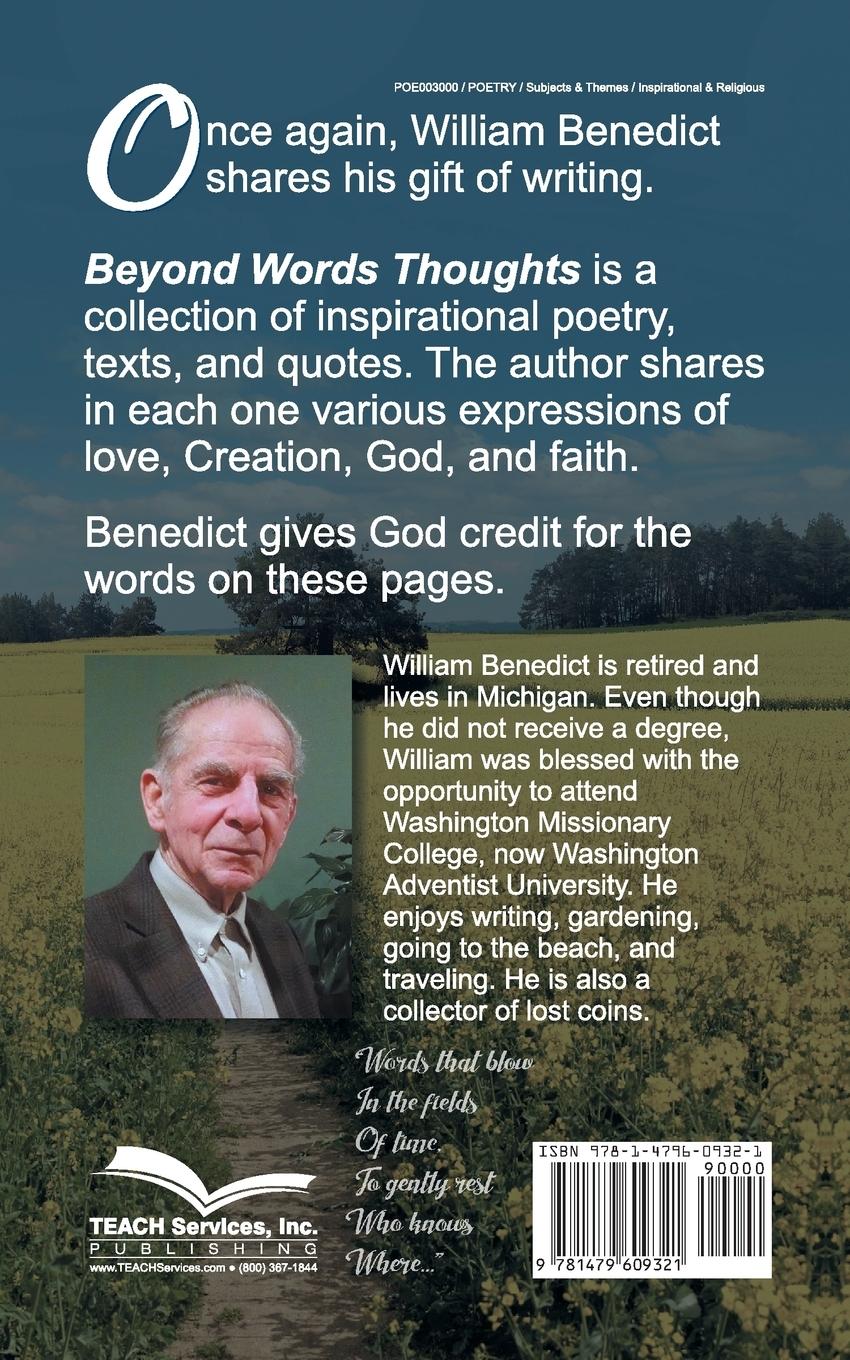 Rückseitencover Beyond Words Thoughts