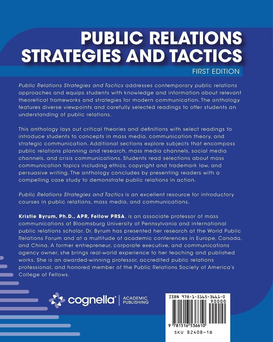 Rückseitencover Public Relations Strategies and Tactics