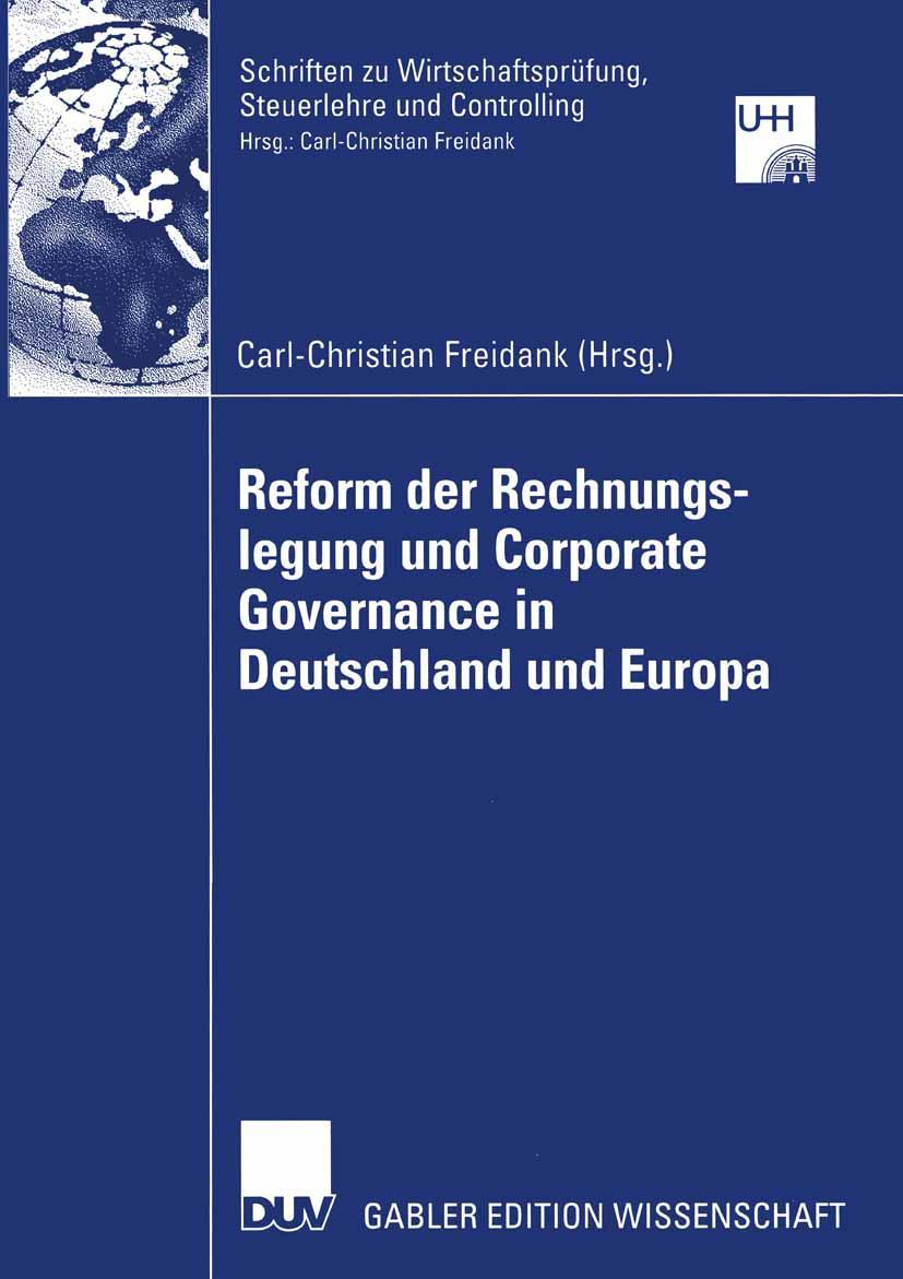 Vorderes Coverbild Reform der Rechnungslegung und Corporate Governance in Deutschland und Europa