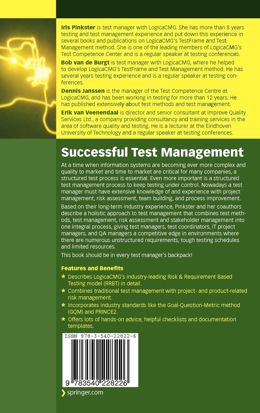 Rückseitencover Successful Test Management