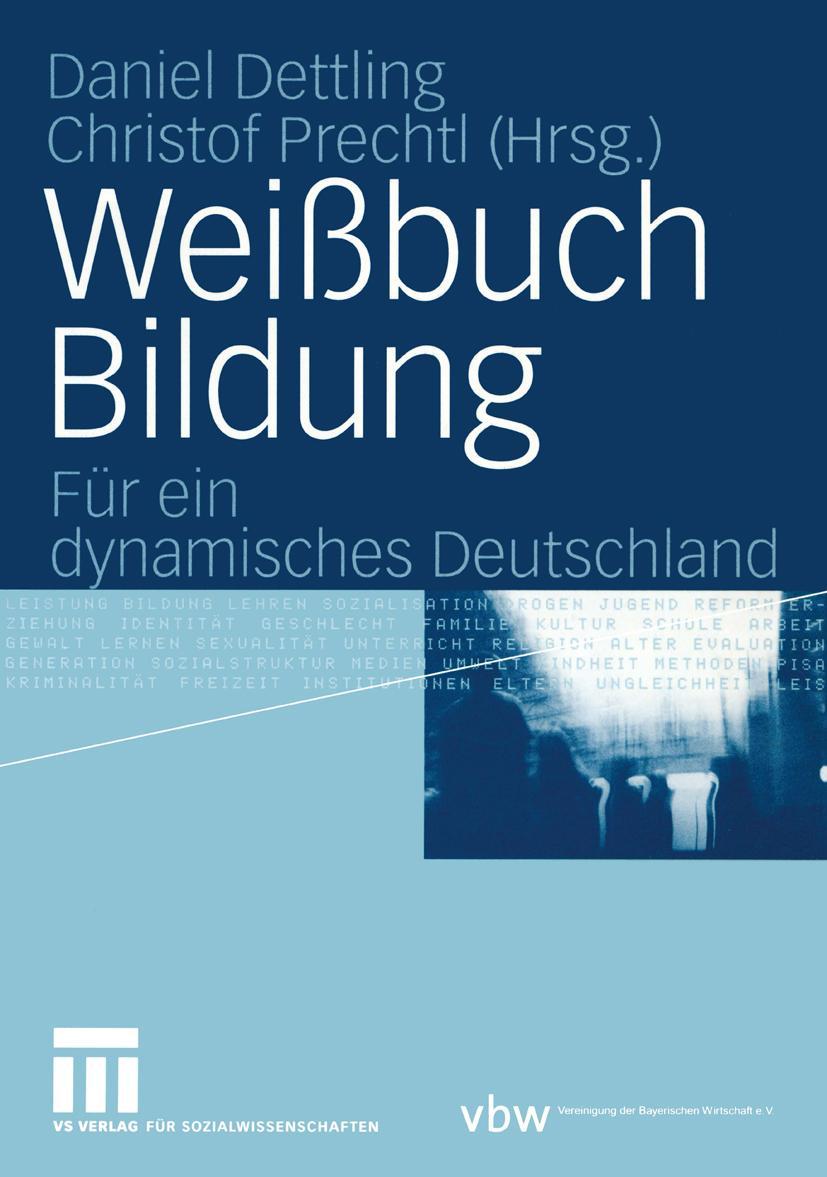 Vorderes Coverbild Weißbuch Bildung