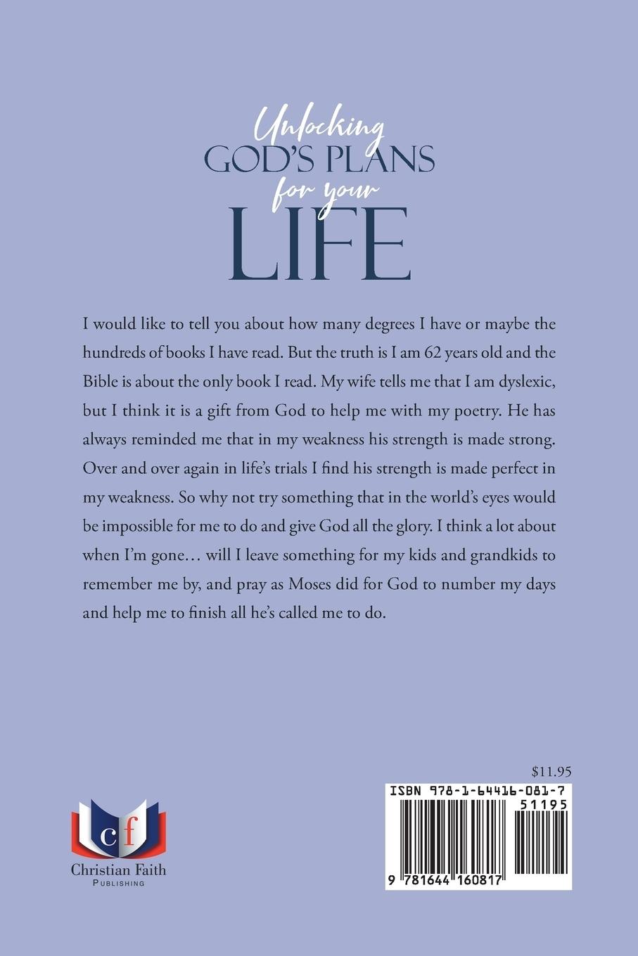 Rückseitencover Unlocking God's Plans for Your Life