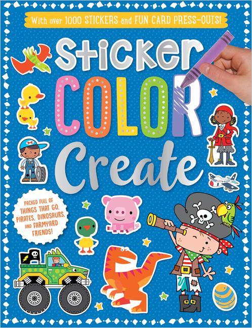 Vorderes Coverbild Sticker Color Create (Blue)