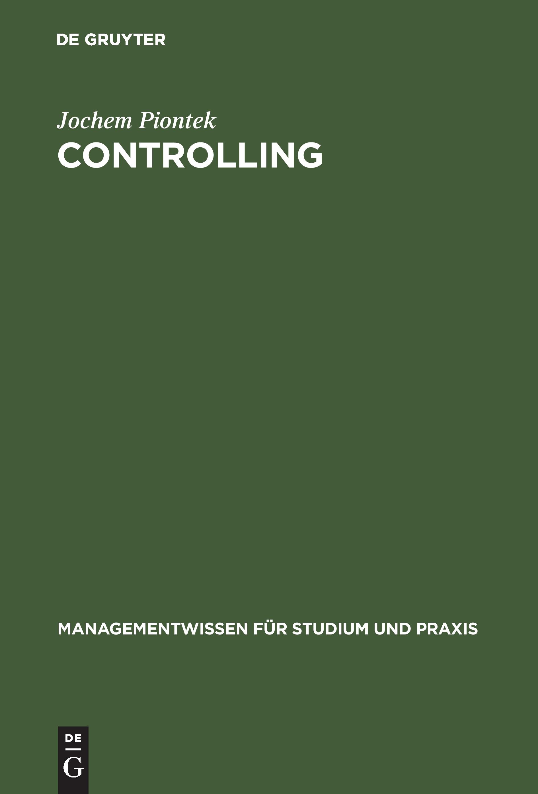 Vorderes Coverbild Controlling