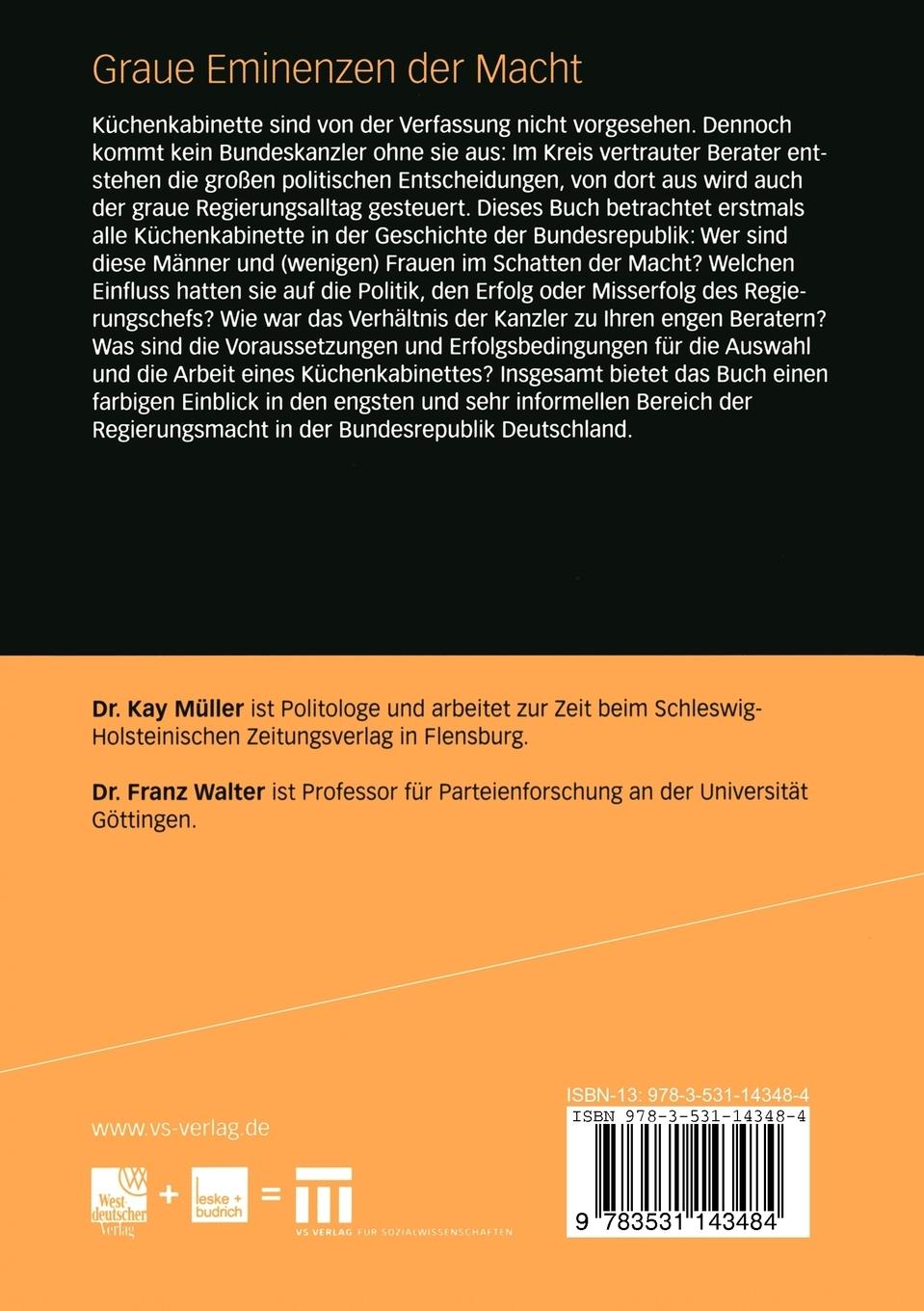 Rückseitencover Graue Eminenzen der Macht