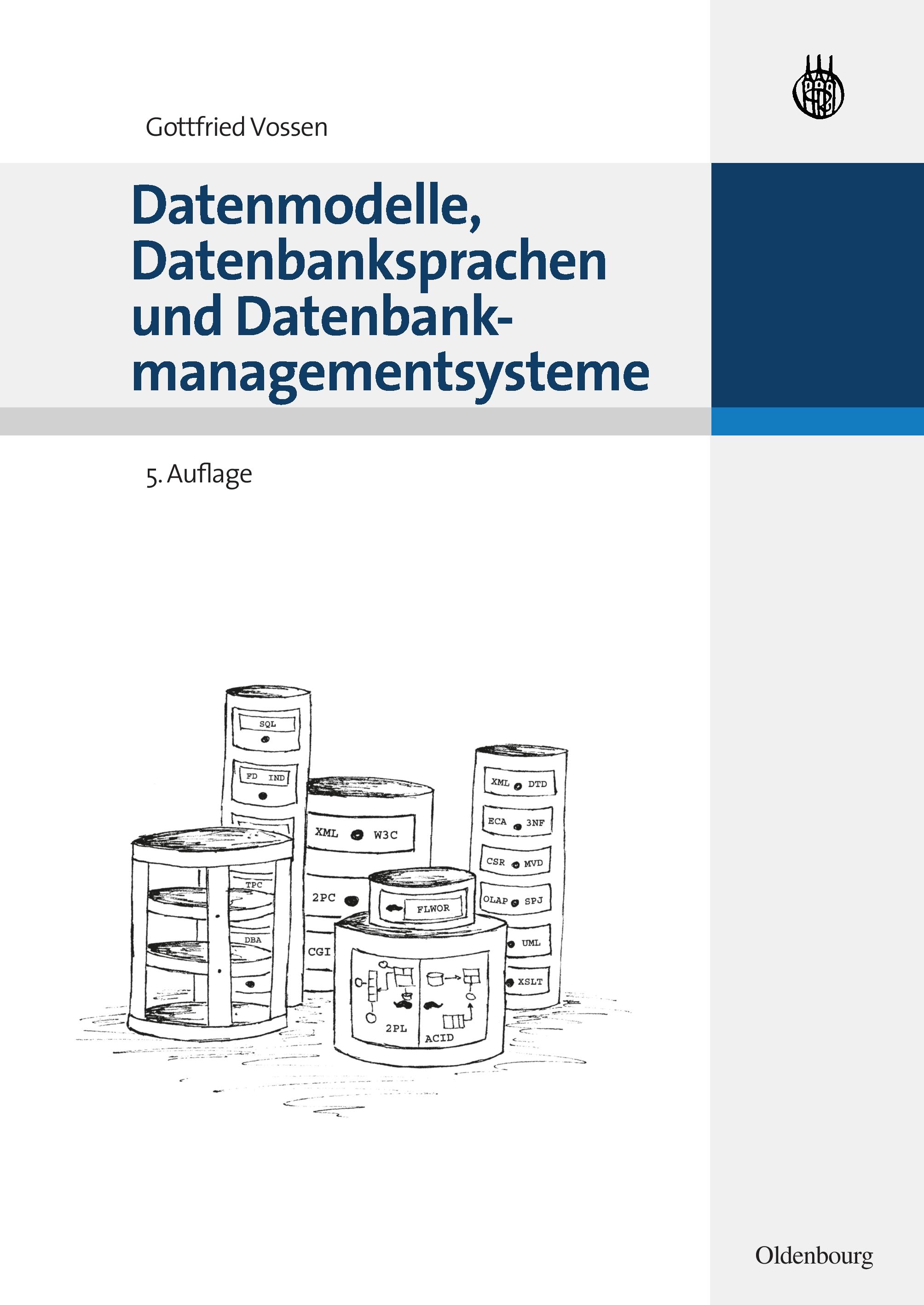 Vorderes Coverbild Datenmodelle, Datenbanksprachen und Datenbankmanagementsysteme