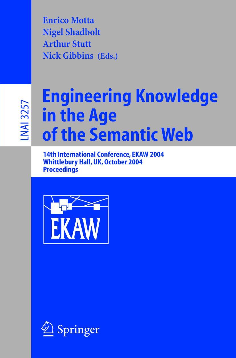 Vorderes Coverbild Engineering Knowledge in the Age of the Semantic Web