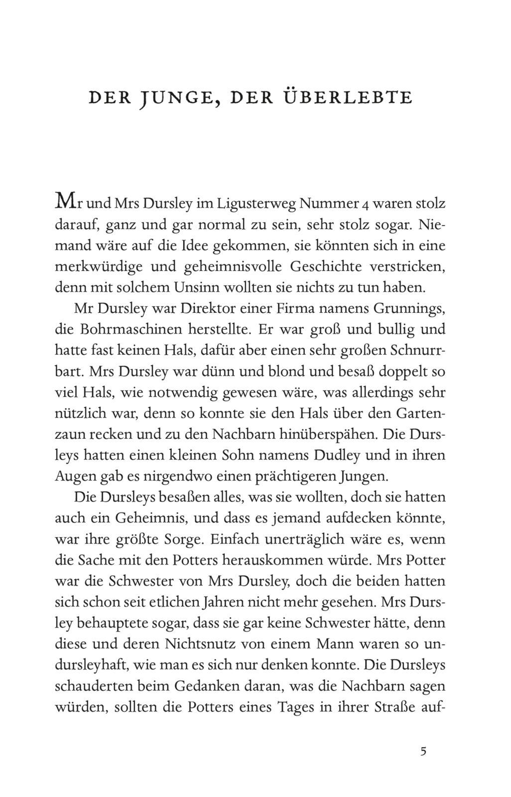 Beispielinhalt (Bild) Harry Potter 1 und der Stein der Weisen