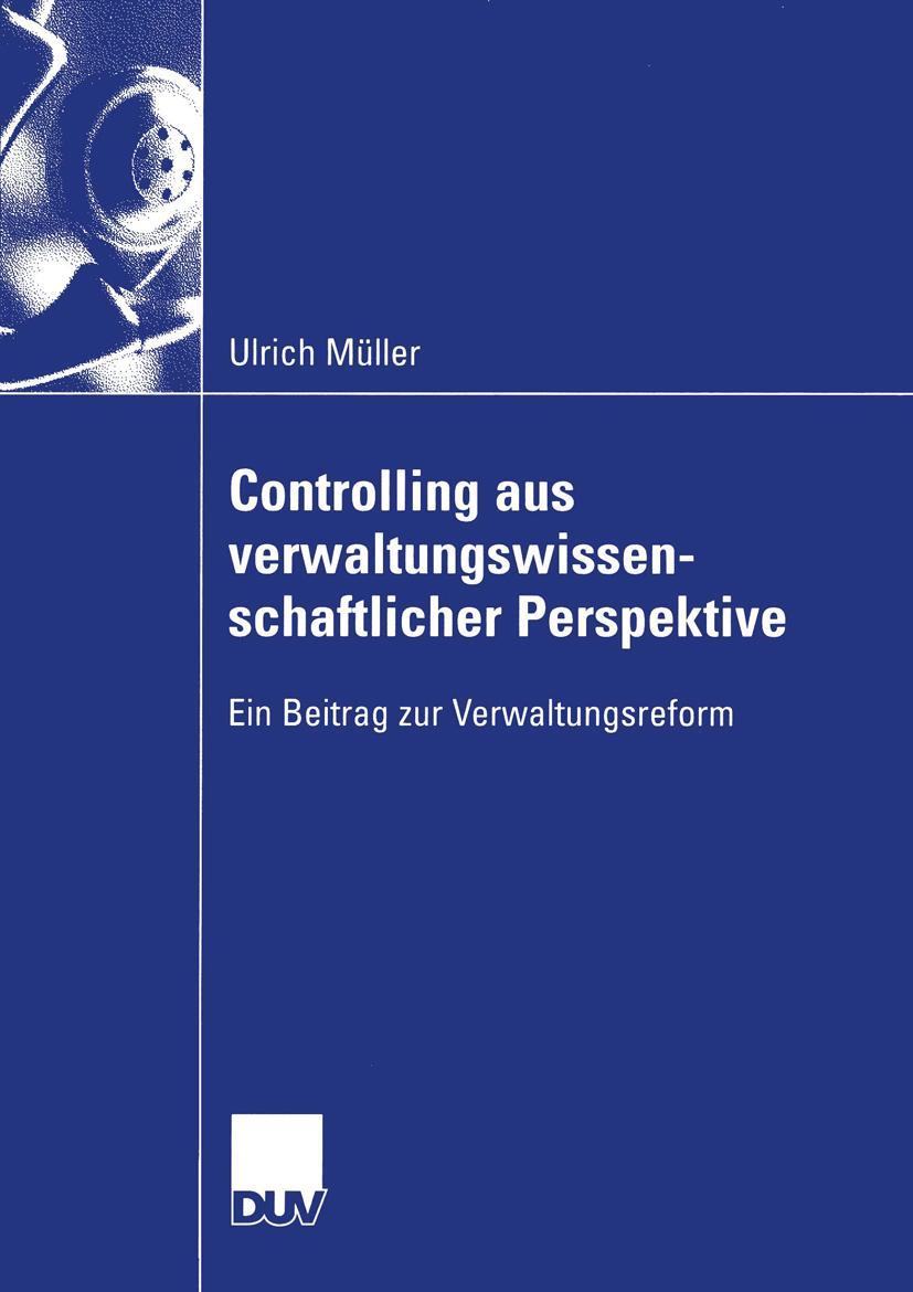 Vorderes Coverbild Controlling aus verwaltungswissenschaftlicher Perspektive
