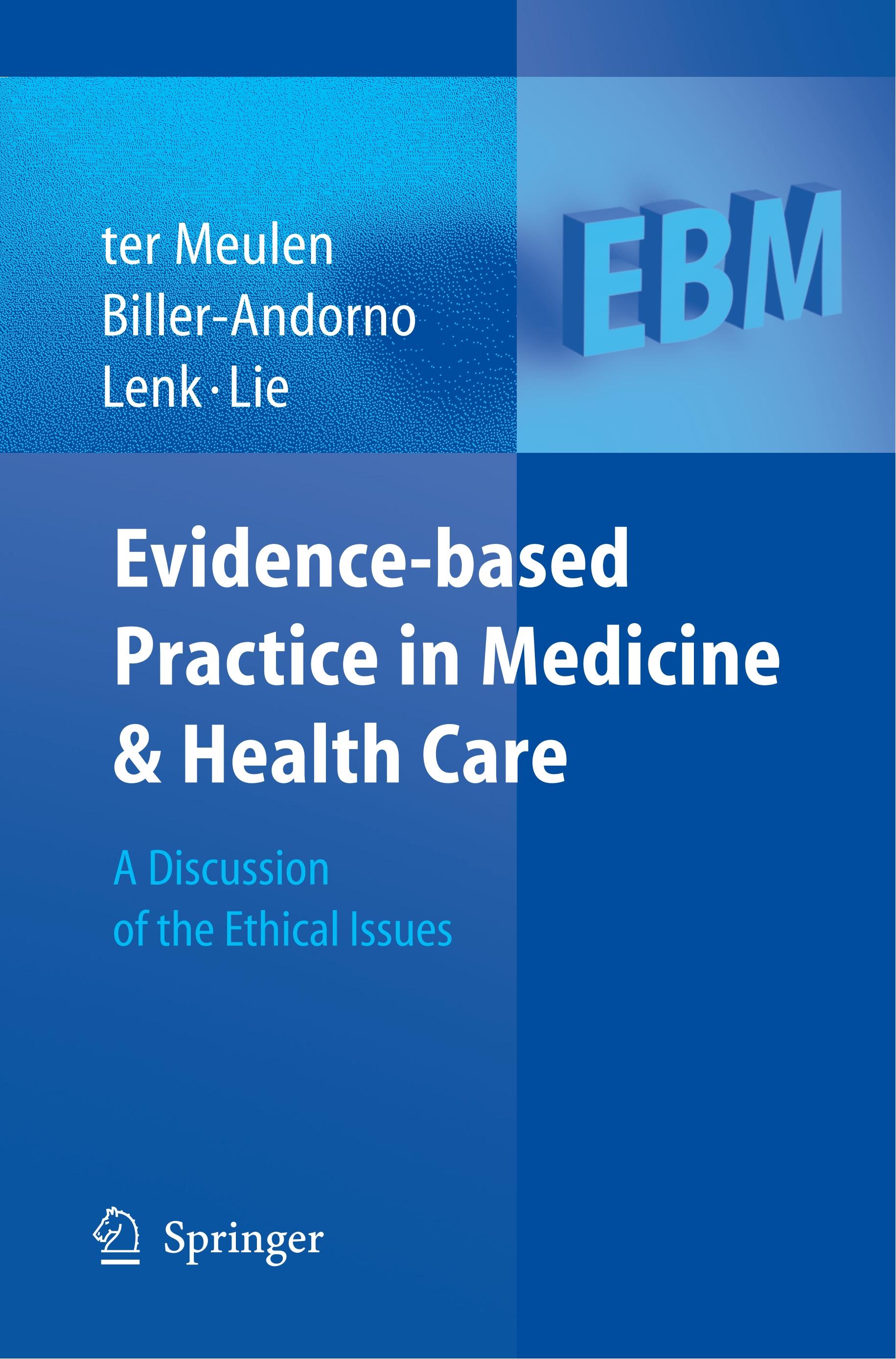 Vorderes Coverbild Evidence-based Practice in Medicine and Health Care