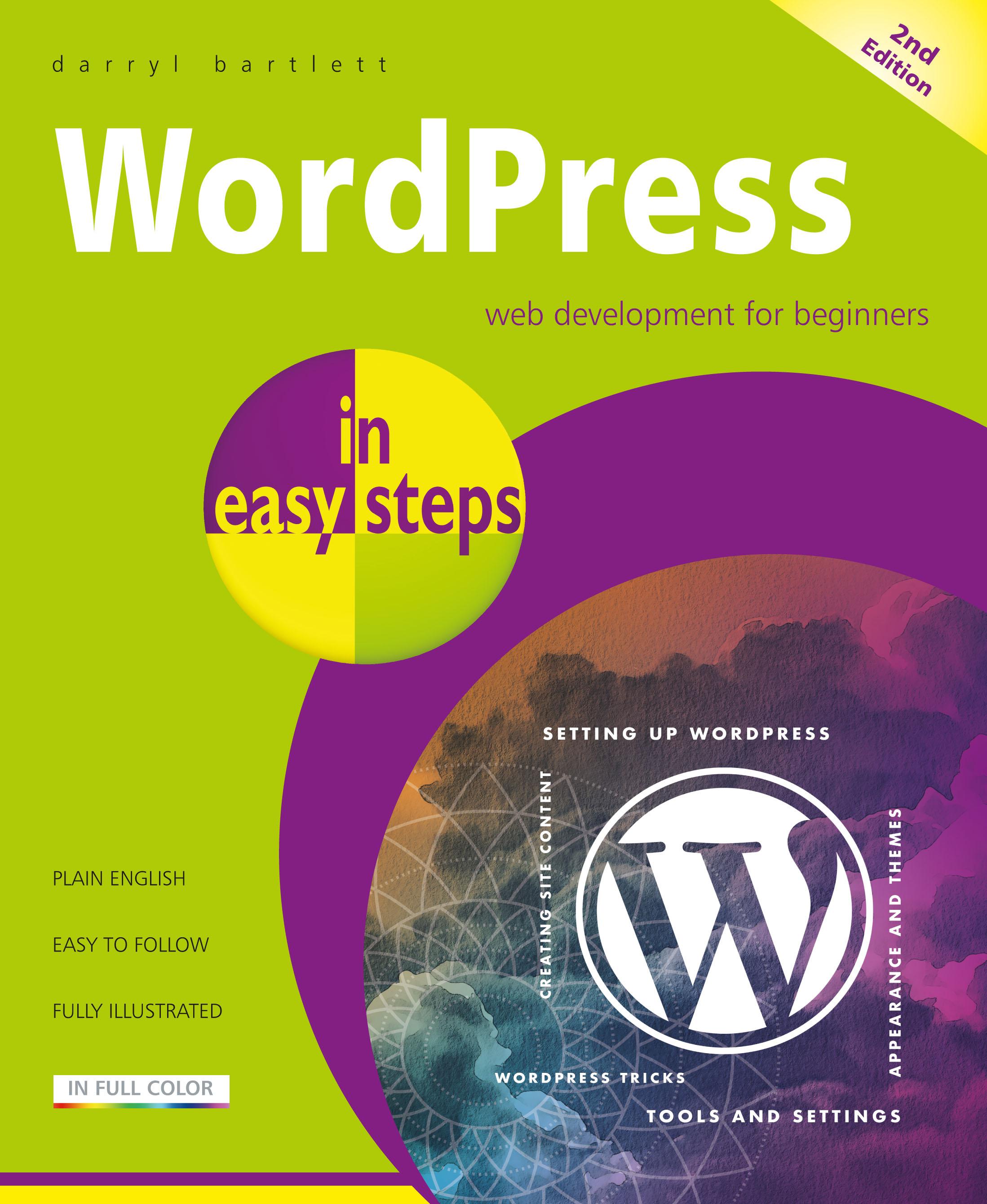Vorderes Coverbild Wordpress in Easy Steps