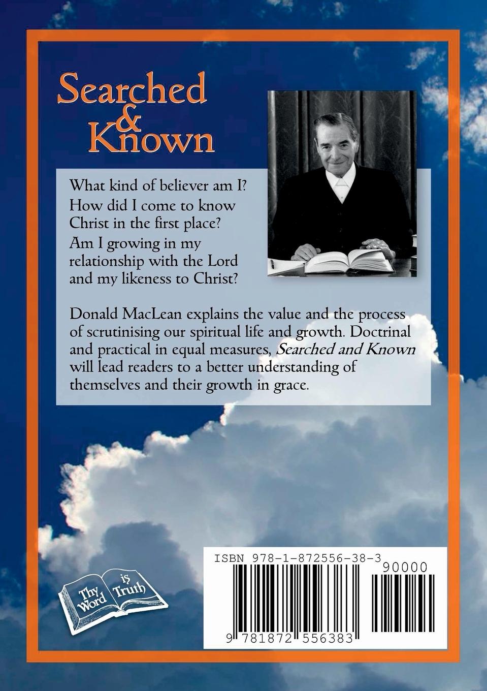 Rückseitencover Searched and Known