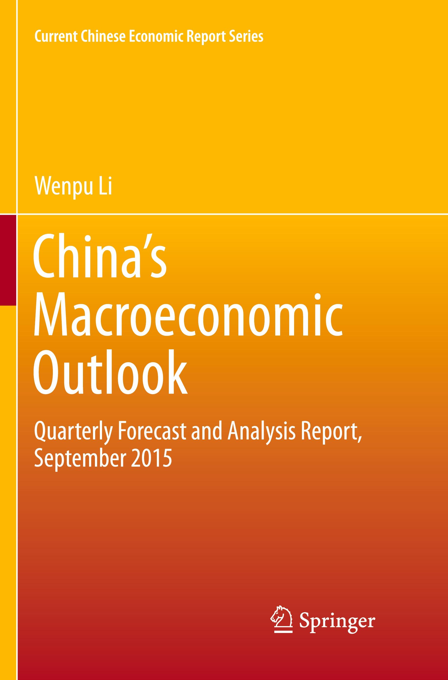 Vorderes Coverbild China's Macroeconomic Outlook