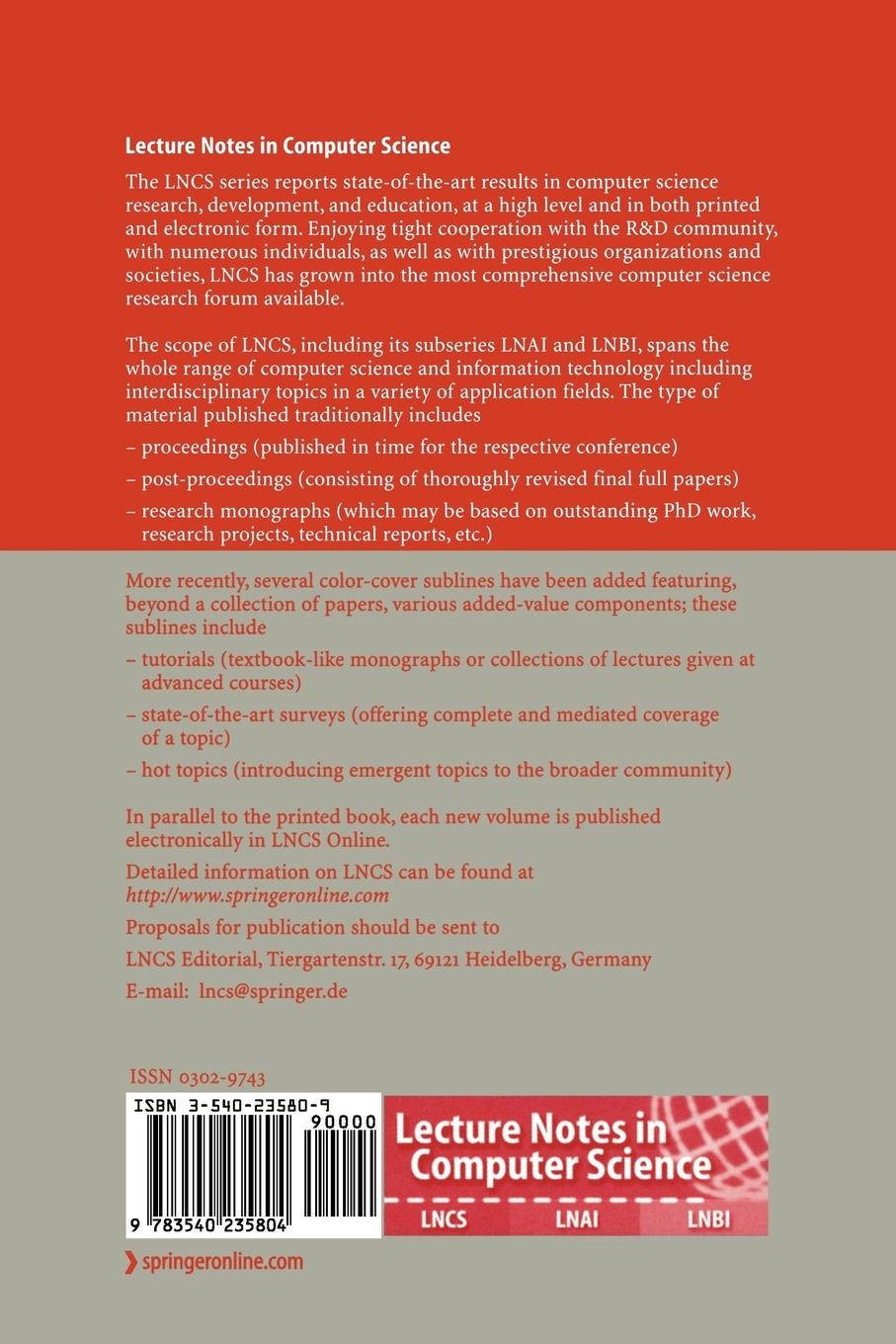 Rückseitencover Generative Programming and Component Engineering