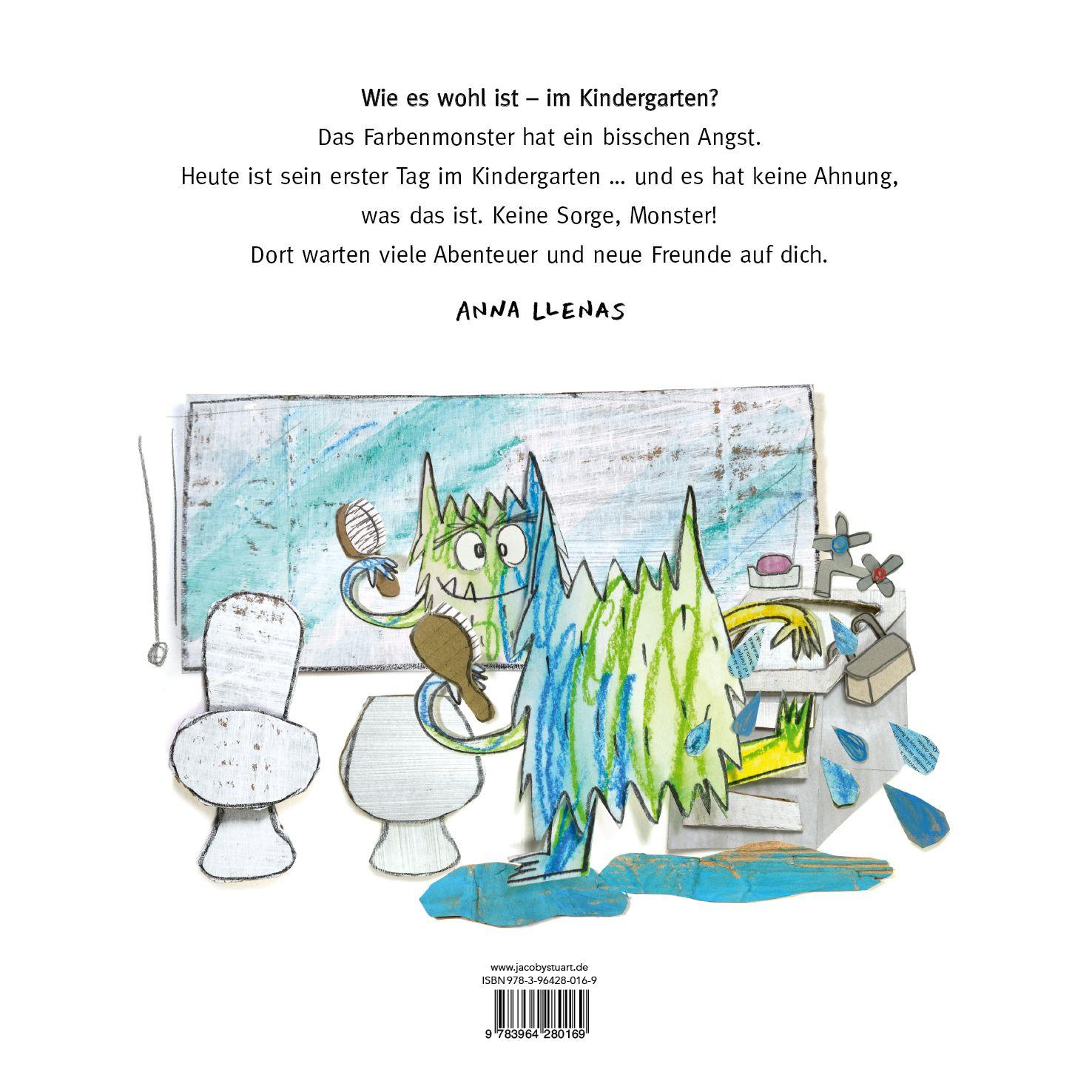 Beispielinhalt (Bild) Das Farbenmonster geht in den Kindergarten