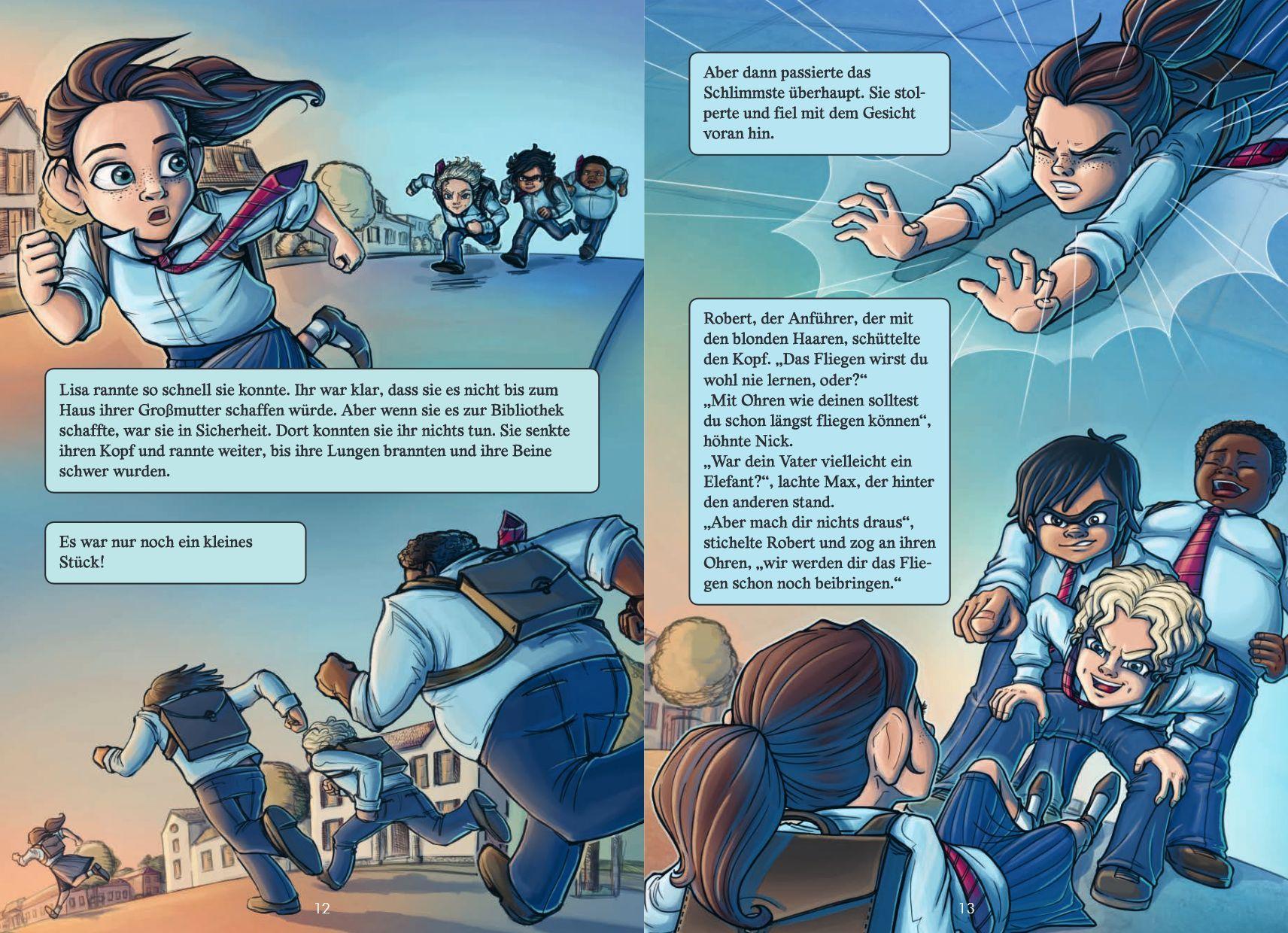 Beispielinhalt (Bild) Handbuch für Superhelden 1