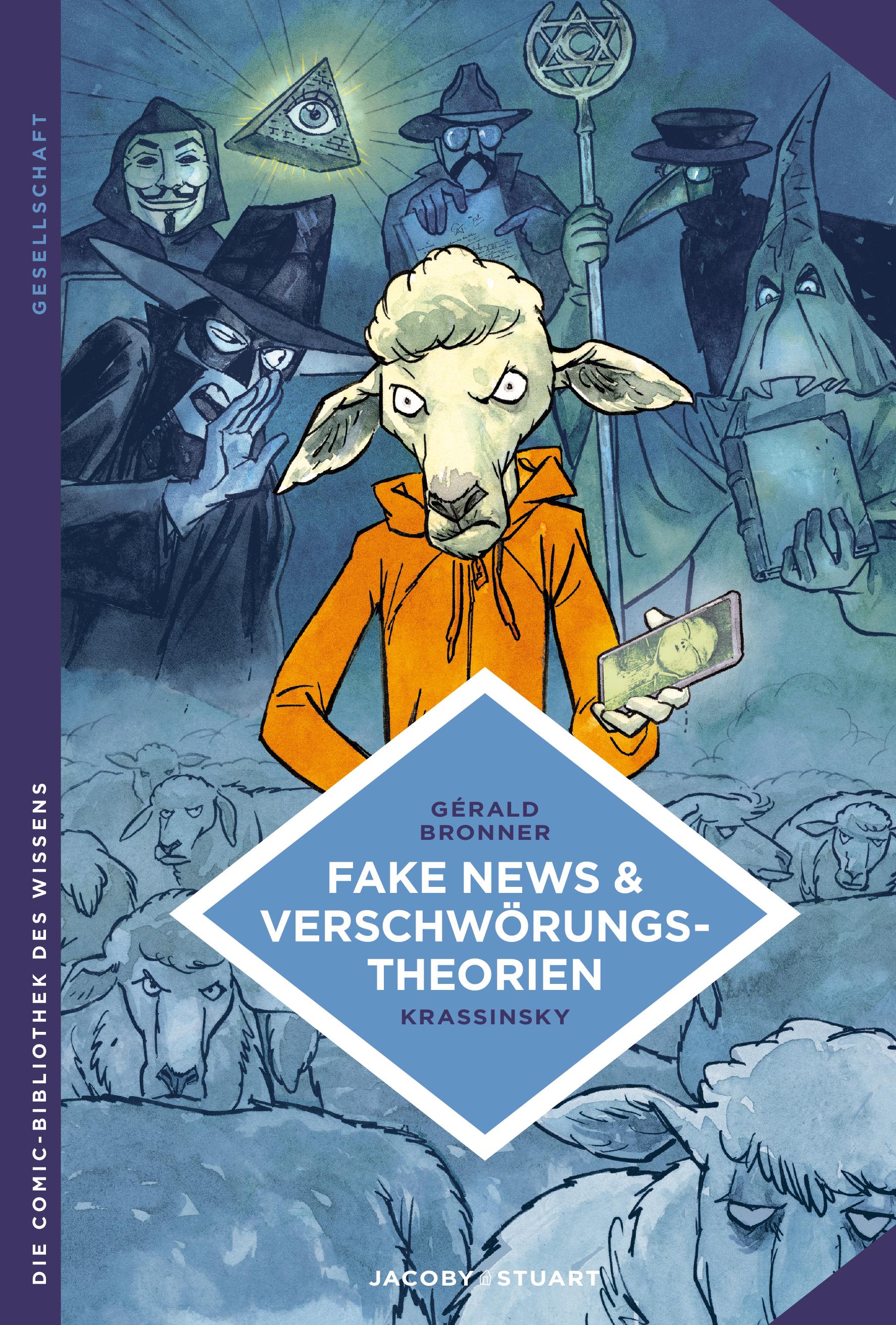 Vorderes Coverbild Fake News und Verschwörungstheorien