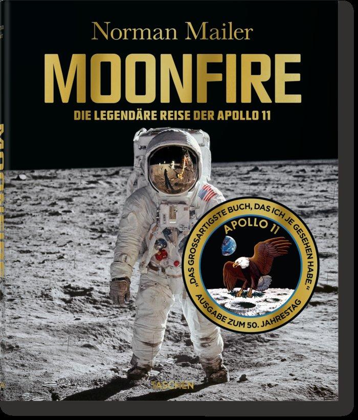 Vorderes Coverbild Norman Mailer. MoonFire. Ausgabe zum 50. Jahrestag