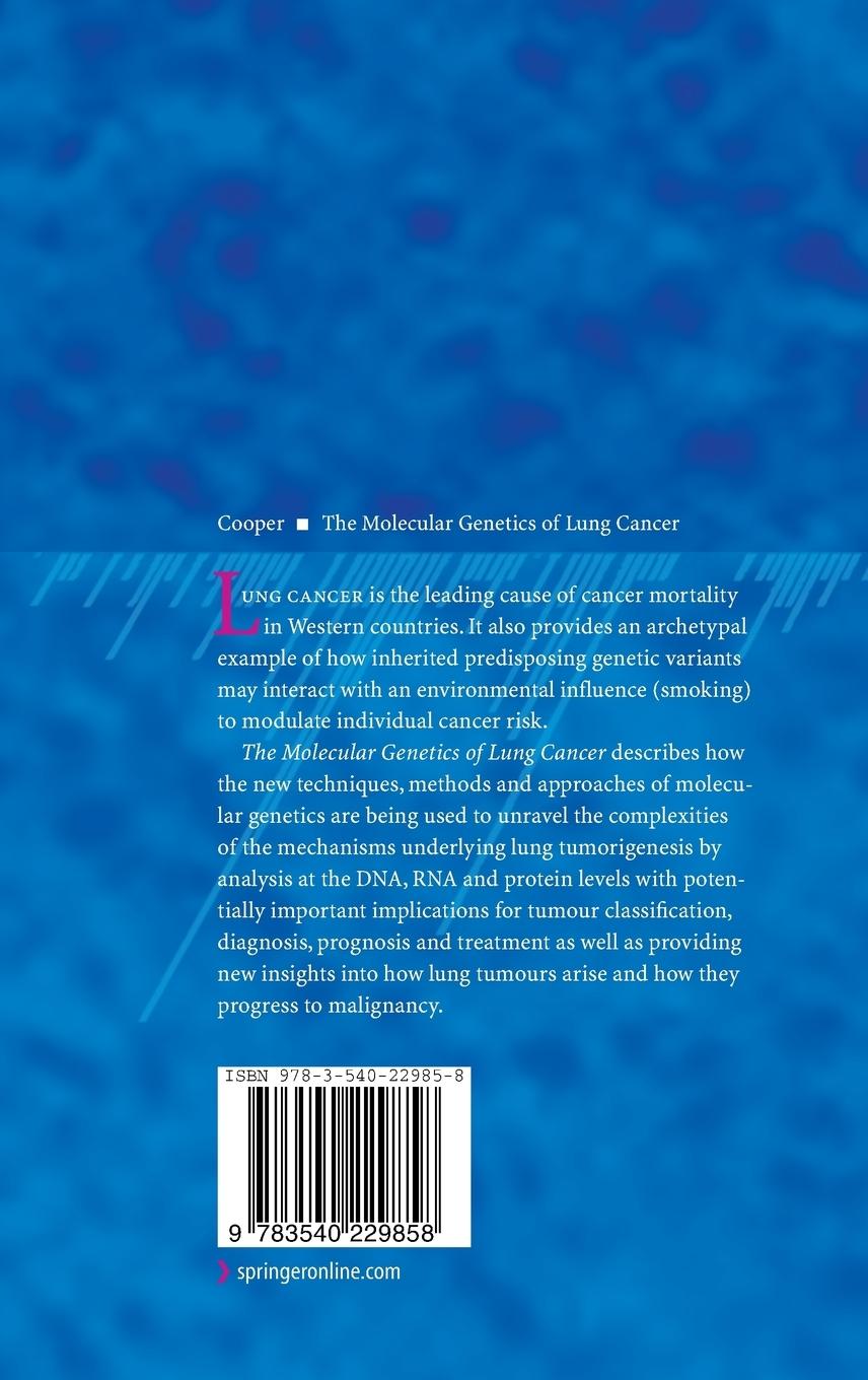 Rückseitencover The Molecular Genetics of Lung Cancer