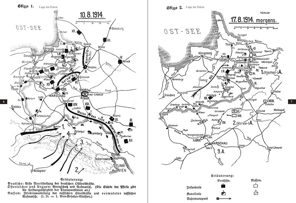 Beispielinhalt (Bild) SCHLACHTEN-ATLAS - Schlachten um Ostpreußen 1914