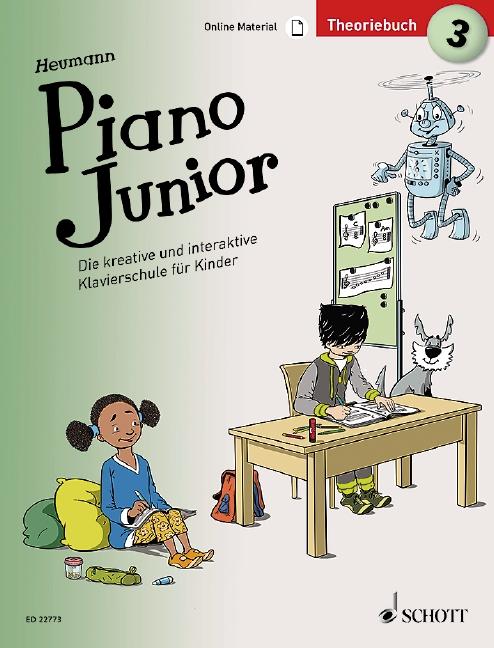 Vorderes Coverbild Piano Junior: Theoriebuch 3
