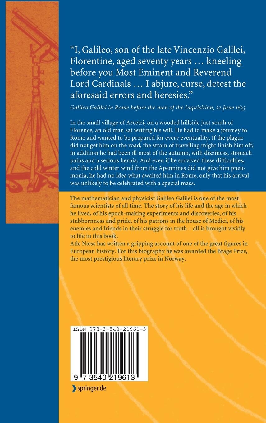 Rückseitencover Galileo Galilei - When the World Stood Still