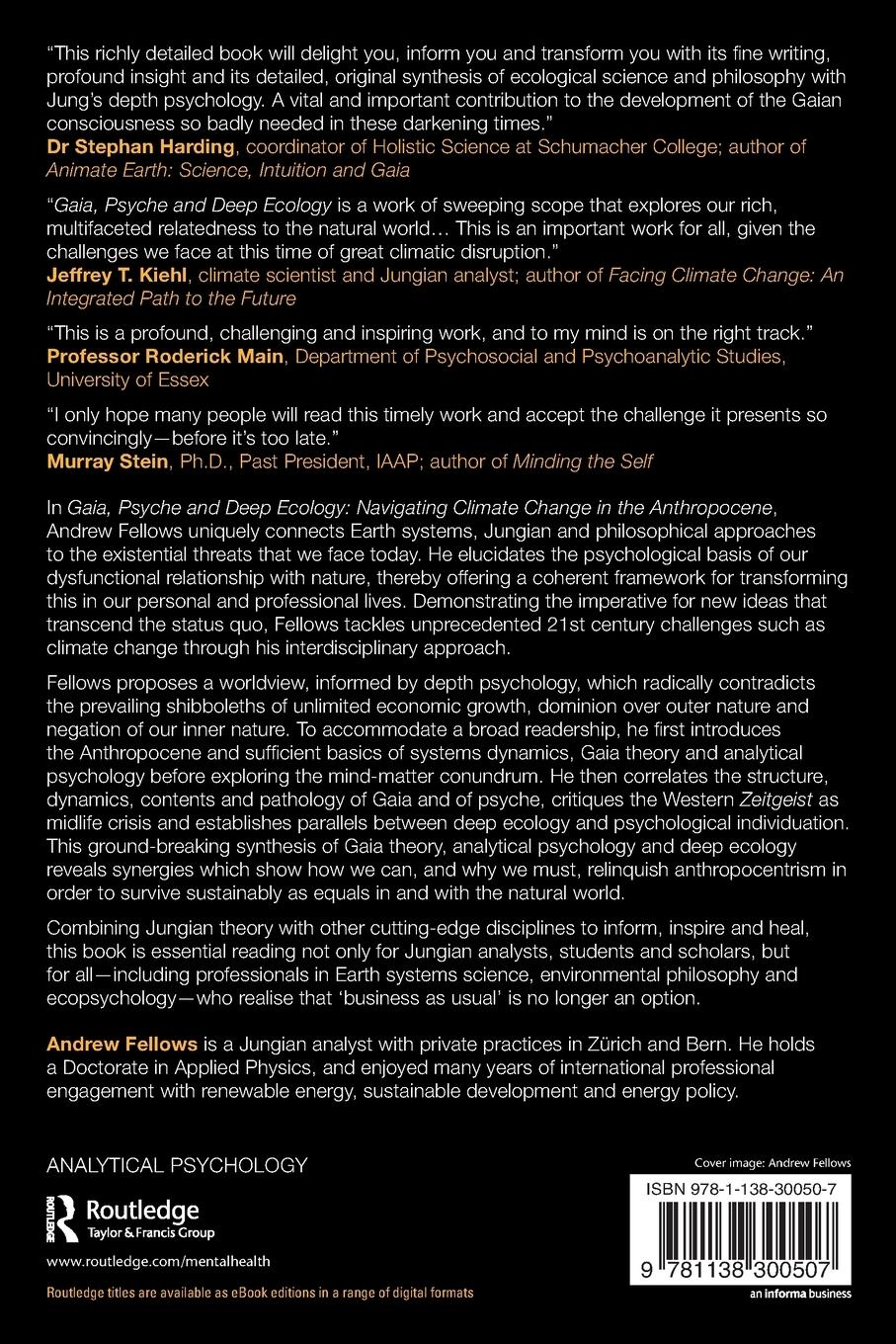 Rückseitencover Gaia, Psyche and Deep Ecology